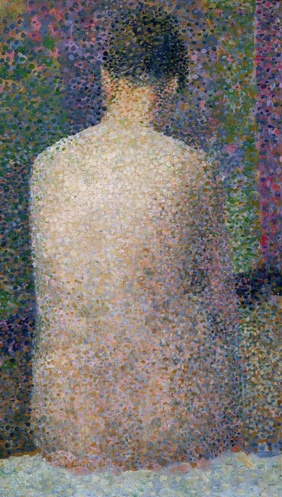 Model from the Back, 1886 by Georges Seurat